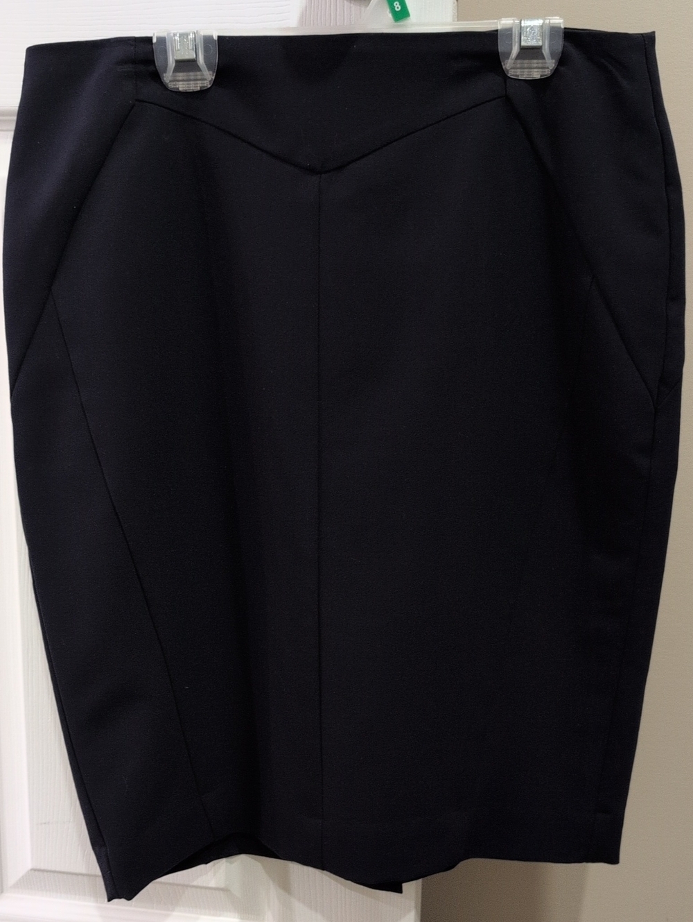 Women's Worthington Navy Tailored Pencil Skirt